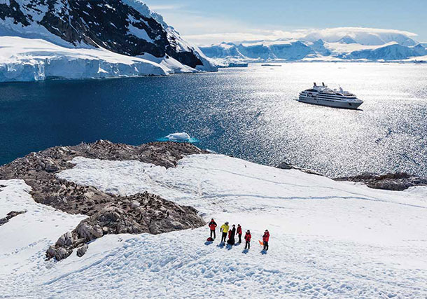 Antarctica Ship Guests Landing search